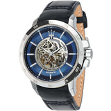 Reloj Maserati Ingegno Automático Azul Open Heart Dial Hombre R8821119004