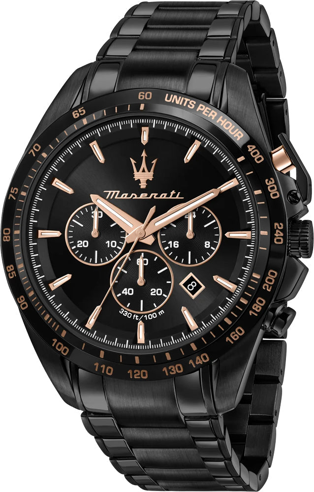Maserati Traguardo Chronograph Black Men's Watch R8873612048