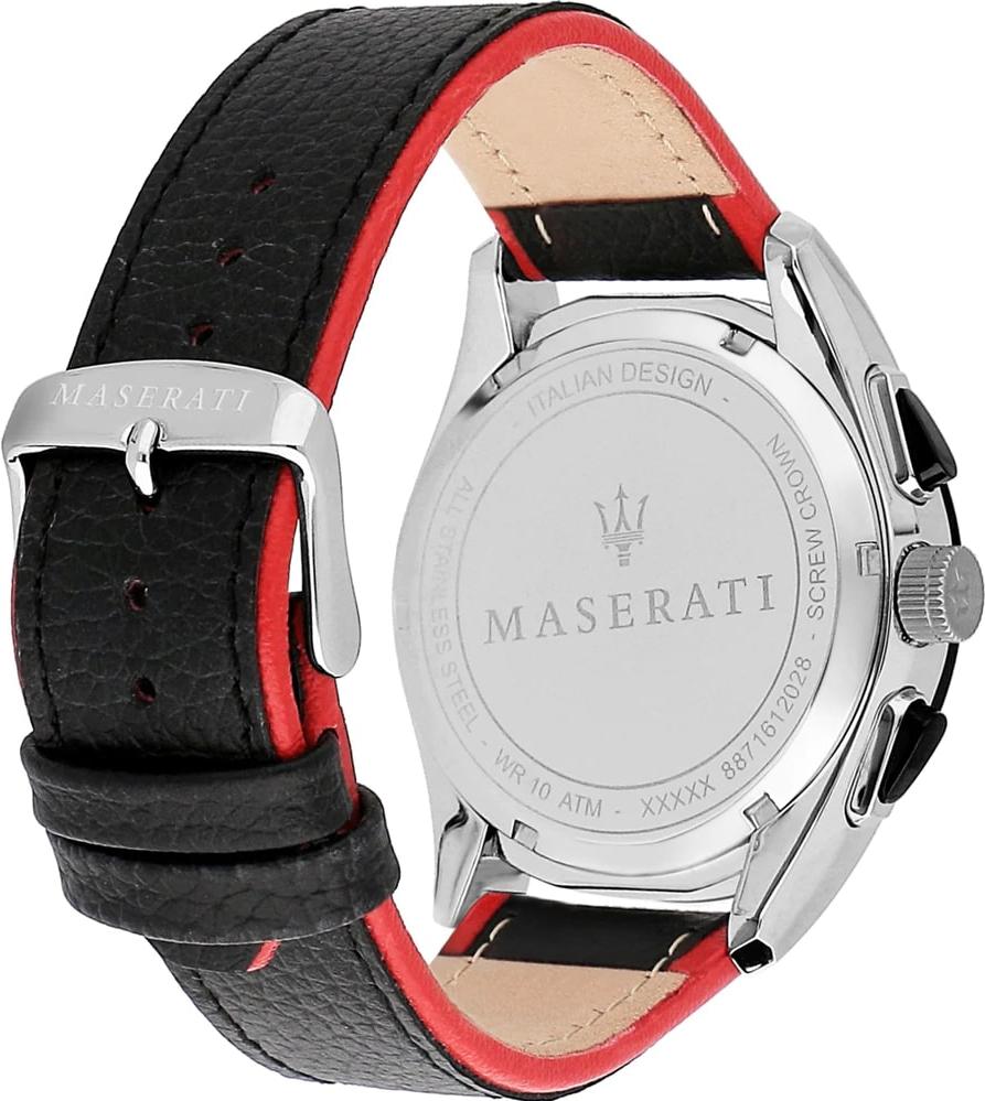 Reloj Maserati Traguardo Cronógrafo Cuarzo Esfera Negra Hombre R8871612028