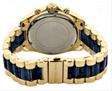 Reloj Michael Kors Bradshaw con esfera azul y cronógrafo para hombre MK6268