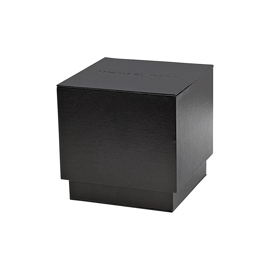 Michael Kors Bradshaw Reloj cronógrafo con esfera plateada para mujer MK6174