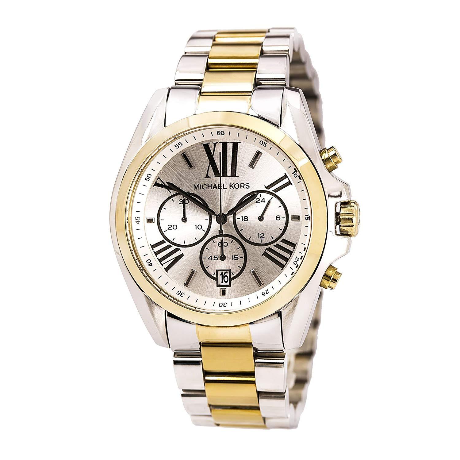 Michael Kors Bradshaw Chronograph Two-tone Ladies Watch MK5855
