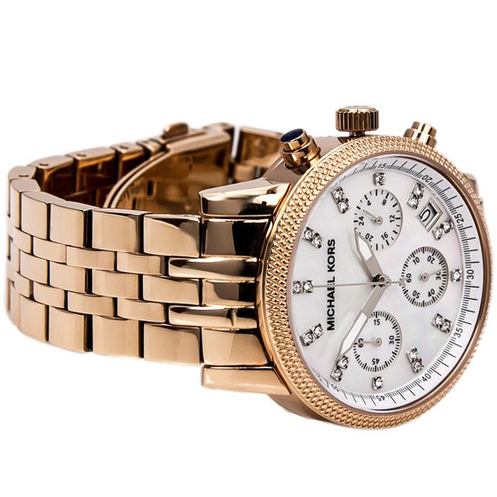 Michael Kors Chronograph Rose Gold Ladies Watch MK5026