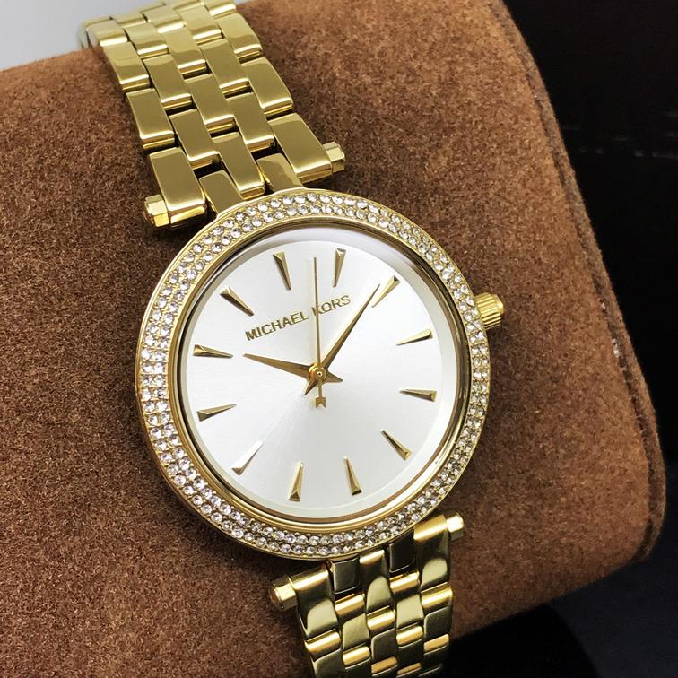 Michael Kors Darci Crystal Paved All Gold Ladies Watch MK3430
