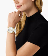 ساعة مايكل كورس الذهبية النسائية - MK7484