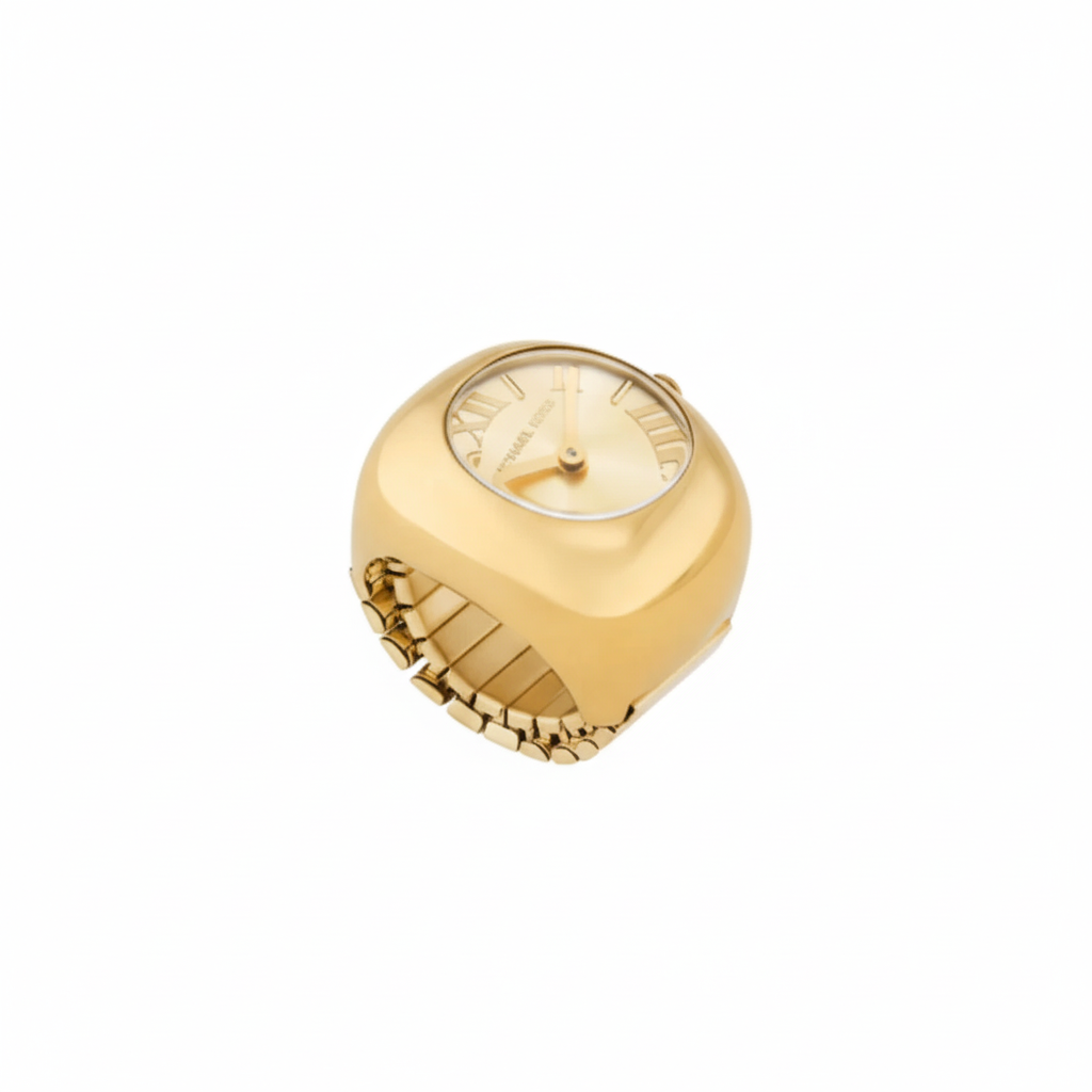 Michael Kors Gold Ladies Watch Ring - MK4847