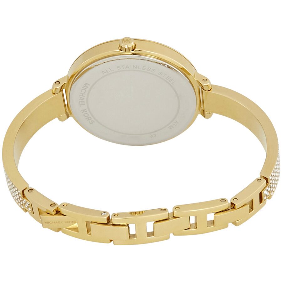 Michael Kors Jaryn Crystal Gold Sunray Dial Ladies Watch MK3784