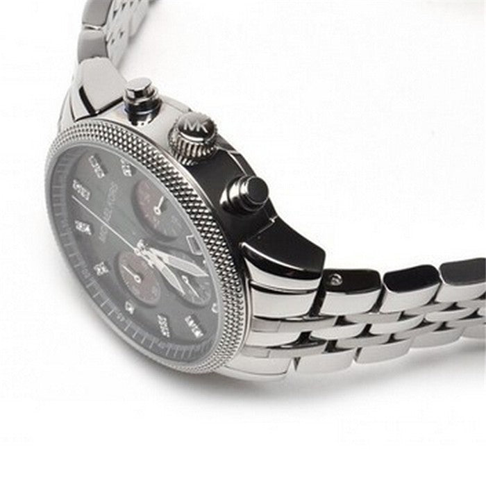 Michael Kors Jet Set Cronógrafo Esfera Negra Reloj Mujer MK5021