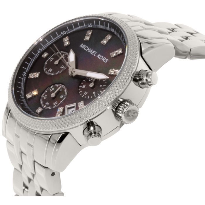 Michael Kors Jet Set Cronógrafo Esfera Negra Reloj Mujer MK5021