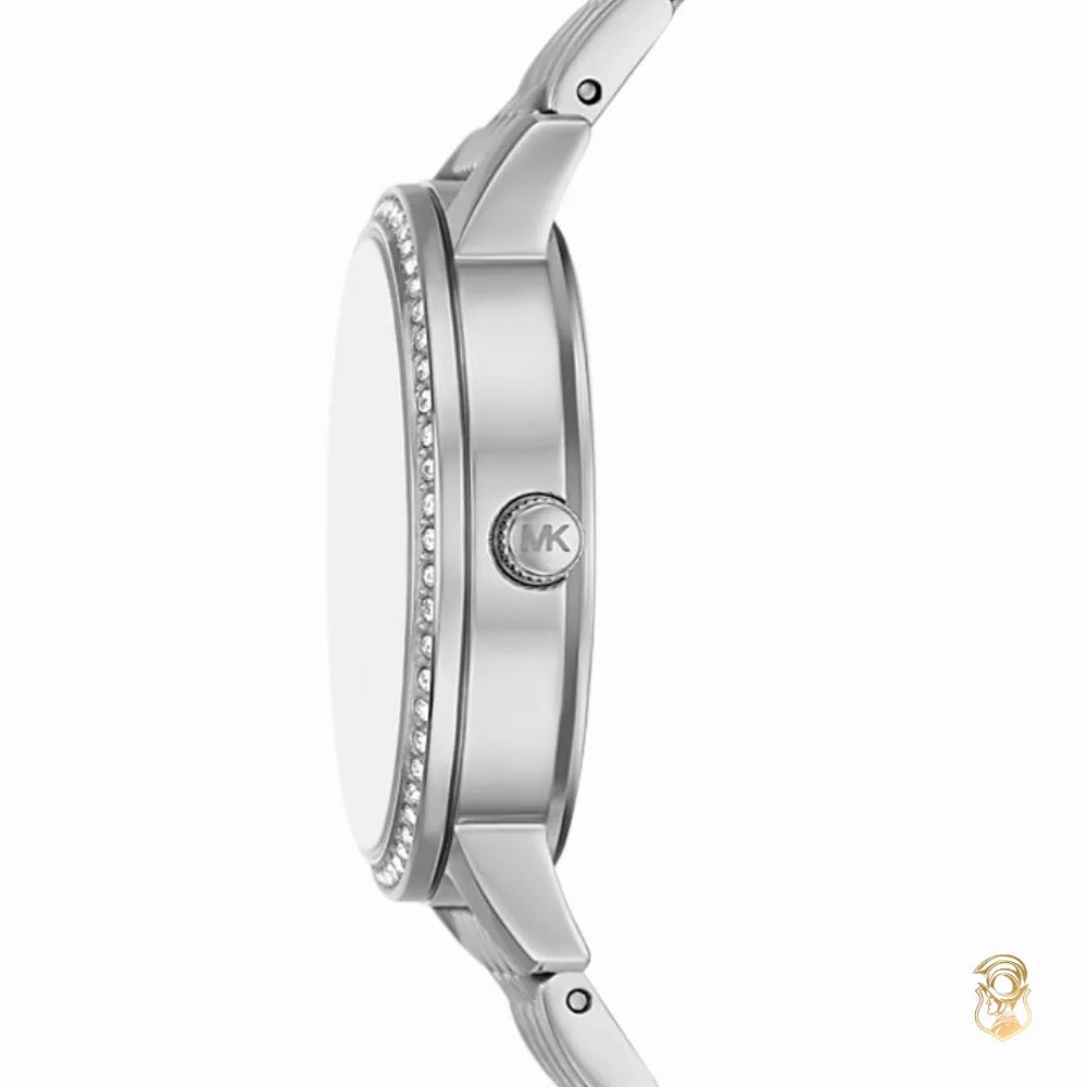 Michael Kors Melissa Pavé Silver-Tone Watch - MKO1082