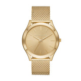 Michael Kors Men's Slim Runway Gold-Tone Watch MK8625