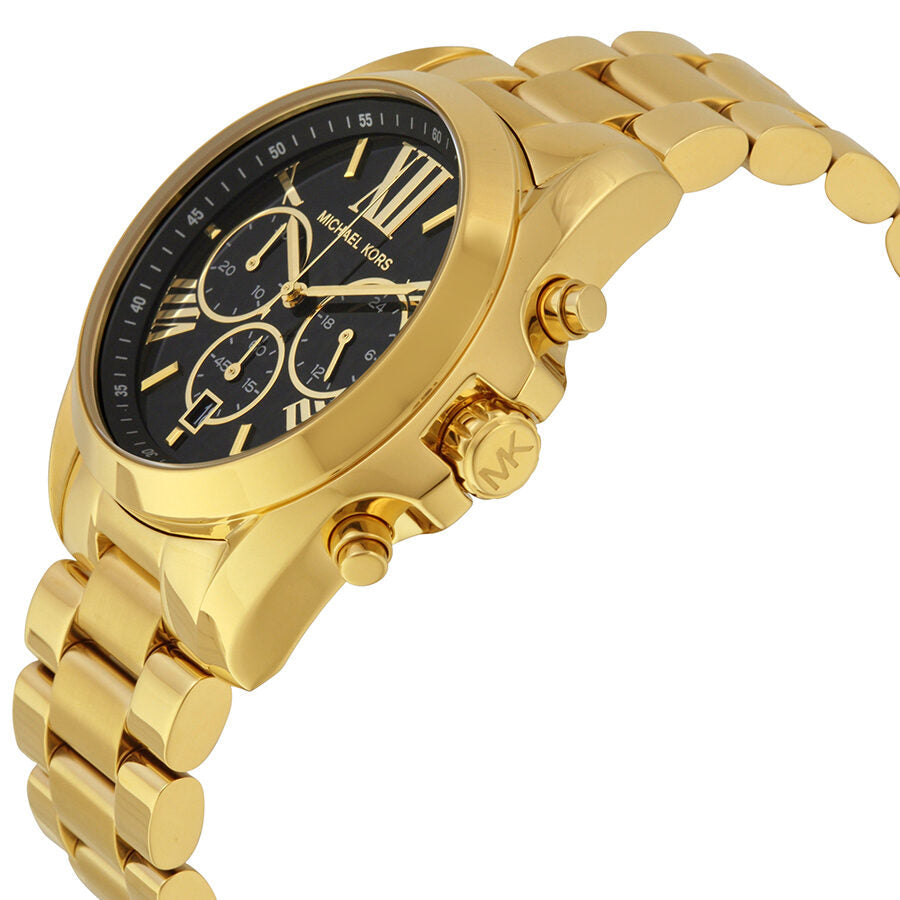 Michael Kors Reloj cronógrafo Bradshaw de tamaño mediano para mujer MK5739