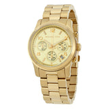 Michael Kors Reloj cronógrafo mediano dorado unisex MK5055