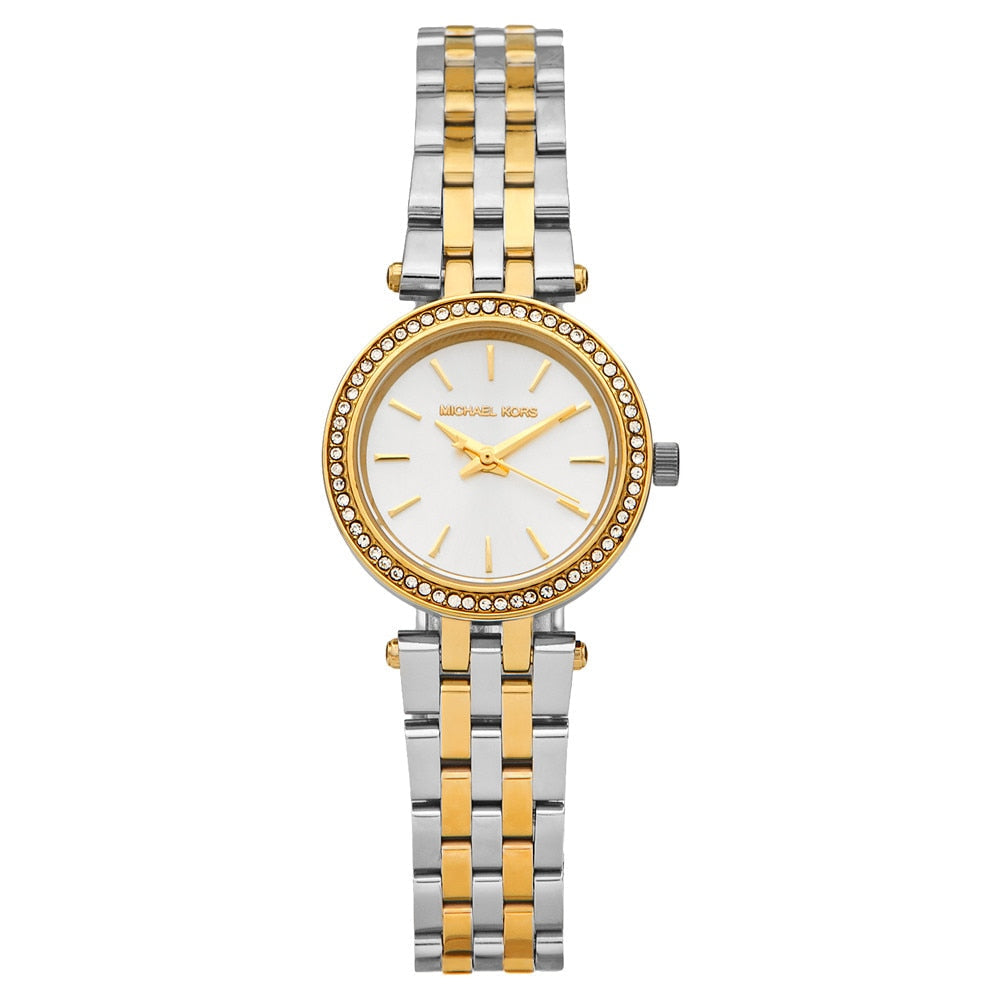 Reloj Michael Kors Mini Darci Dos Tonos Mujer MK3323
