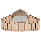 ساعة مايكل كورس باركر النسائية ذات المينا باللون الذهبي الوردي MK5865