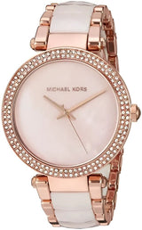 Reloj Michael Kors Parker para mujer en tono dorado rosa MK6402