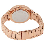 ساعة مايكل كورس النسائية ذات المينا البيضاء المصنوعة من الكريستال الكوارتزي، موديل MK4594