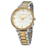 Michael Kors Pyper Quartz Crystal White Dial Ladies Watch MK4595 - Watches of America