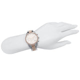 ساعة مايكل كورس ريتز بافيه ثنائية اللون للجنسين، موديل MK6651