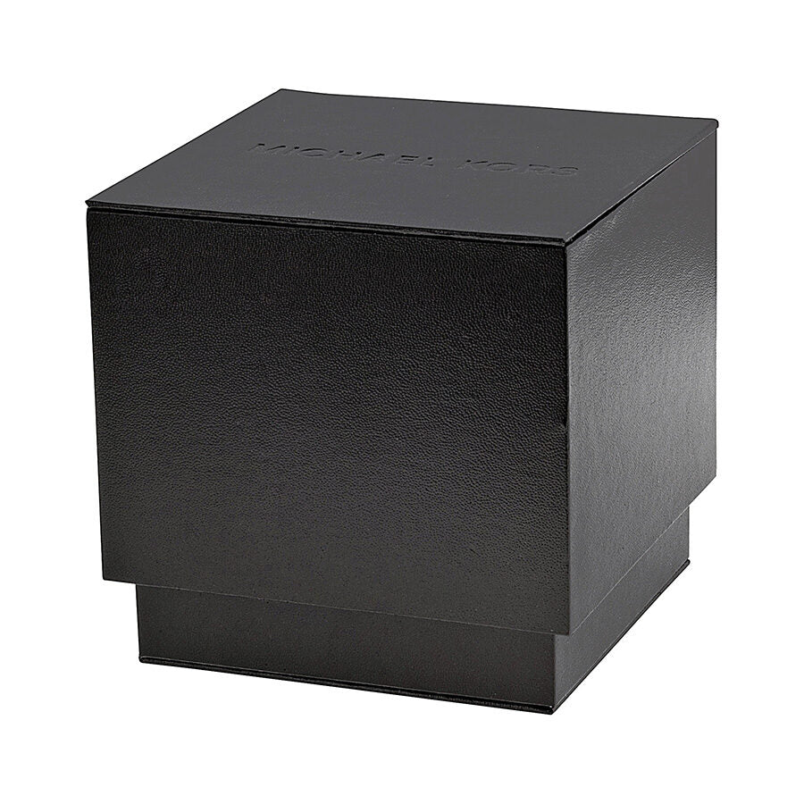 Michael Kors Runway Reloj de pulsera de cuarzo dorado con esfera de champán para mujer MK5473