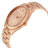 Michael Kors Runway Rose Dial Reloj unisex en tono dorado rosa MK3197