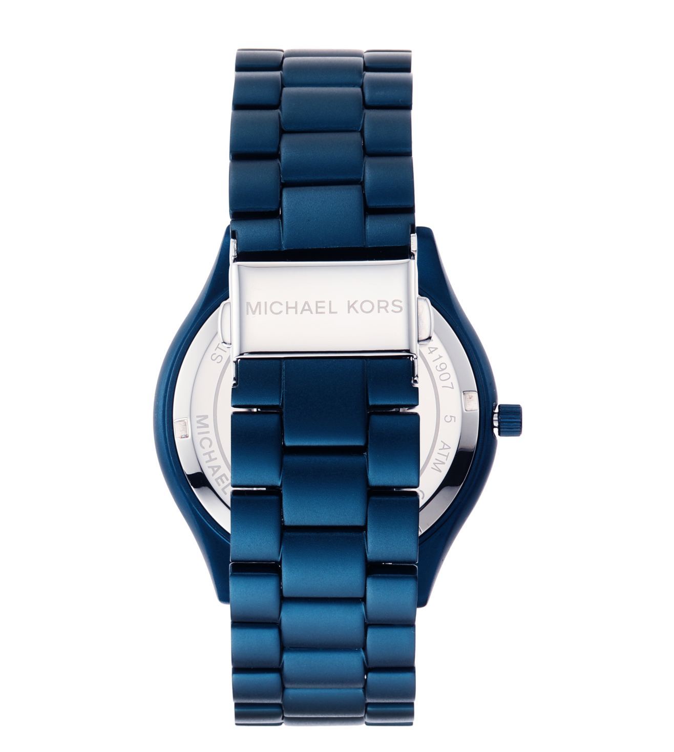 Michael Kors Slim Runway azul marino reloj unisex MK4503