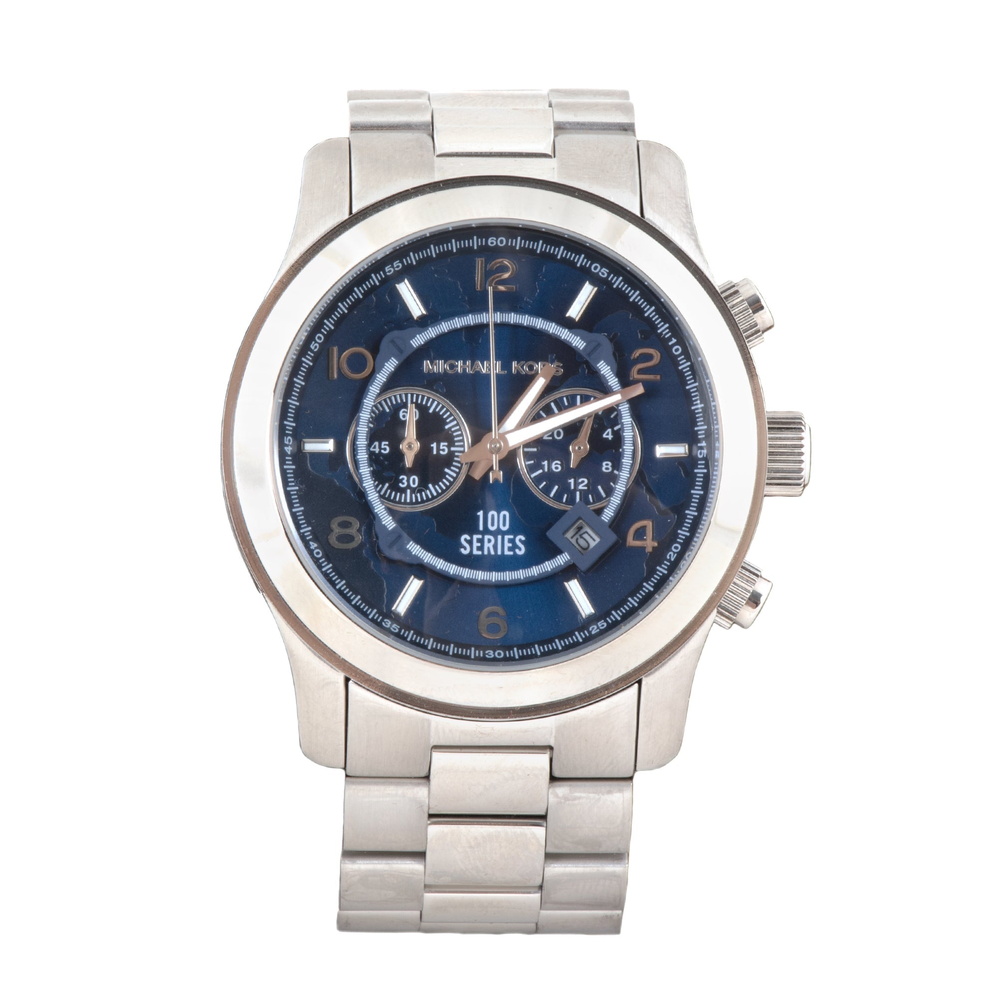 Michael Kors Stop Hunger Chronograph Silver Men's Watch MK8314