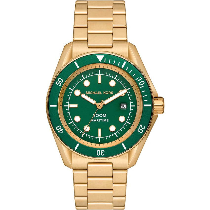 ساعة مايكل كورس رجالية ثنائية اللون - MK9162