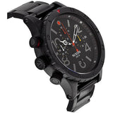 Nixon 48-20 Chrono Black Dial Black Ion-plated Reloj para hombre Reloj para hombre A486-1320