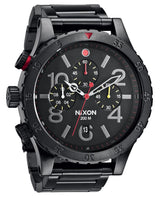 Nixon 48-20 Chrono Black Dial Black Ion-plated Reloj para hombre Reloj para hombre A486-1320