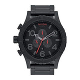 Reloj Nixon 51-30 Chrono Negro Rojo Hombre A083-2298