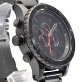 Reloj Nixon 51-30 Chrono Negro Rojo Hombre A083-2298