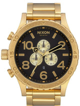 Reloj Nixon 51-30 Chrono dorado y negro para hombre A083-510