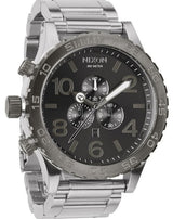 Reloj Nixon 51-30 Chrono Silver Gunmetal para hombre A083-1762