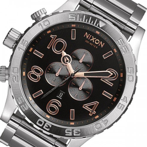 Nixon 51-30 Grey Rose Gold Tone Dial Men's Watch A083-2064