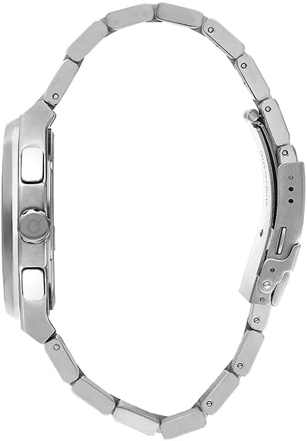 Quantum Quartz Movement Multi Function Display and Metal Strap Watch ADG1032.350