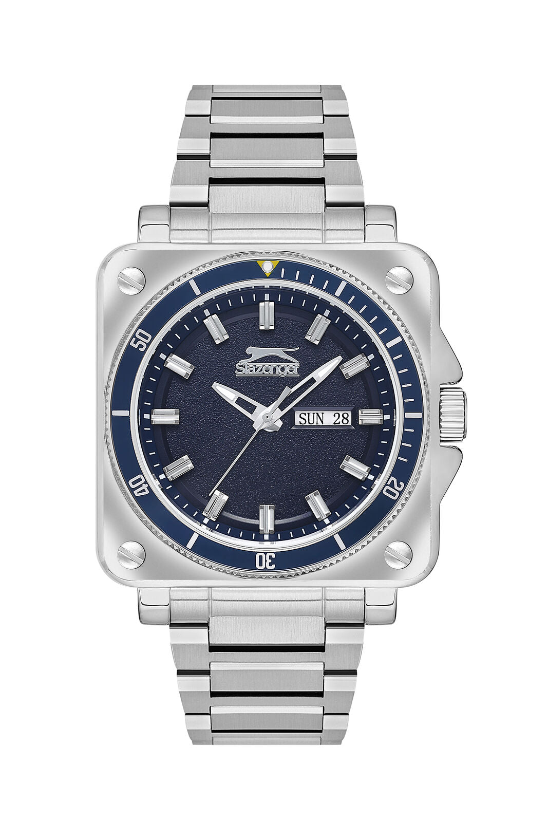 ساعة سلازنجر رجالية من الفولاذ المقاوم للصدأ الفضي - SL.09.2232.1.03
