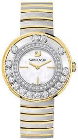 Swarovski Watch Lovely Crystals White Yellow Gold Tone 1187022 1187022 - Image 1