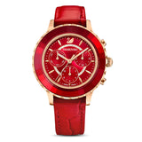 Swarovski Octea Lux Chrono Ladies Red Watch 5646975 5646975 - Image 1