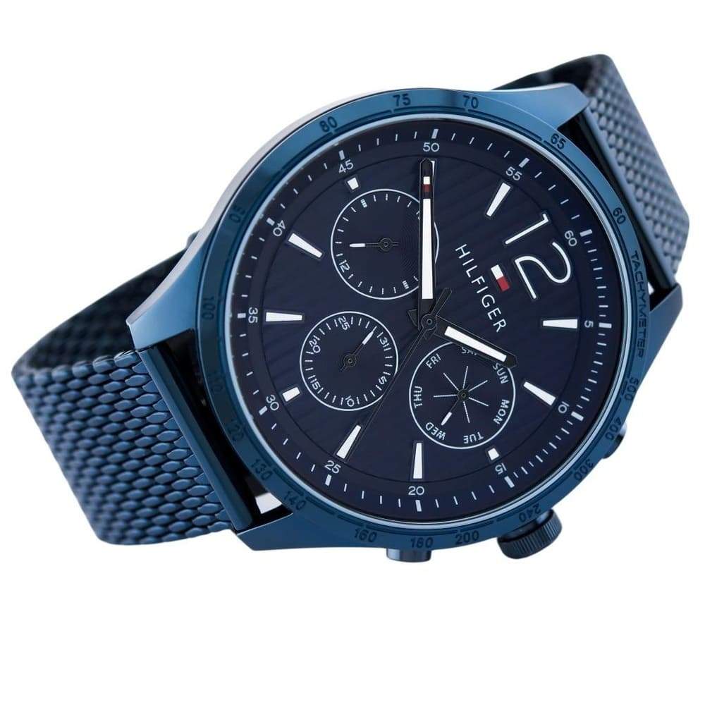 Tommy Hilfiger Reloj cronógrafo azul para hombre 1791471