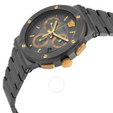Versace Greca Logo Chronograph Quartz Grey Dial Men's Watch VEZ900521 - Watches of America #2