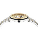 Versace Greca Logo Moonphase Mother of Pearl Dial Two Tone Women's Watch - VE7G00524