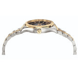 ساعة فيرساتشي هيلينيوم رمادية اللون بسوار من الفولاذ ثنائي اللون للنساء - VEHU00520