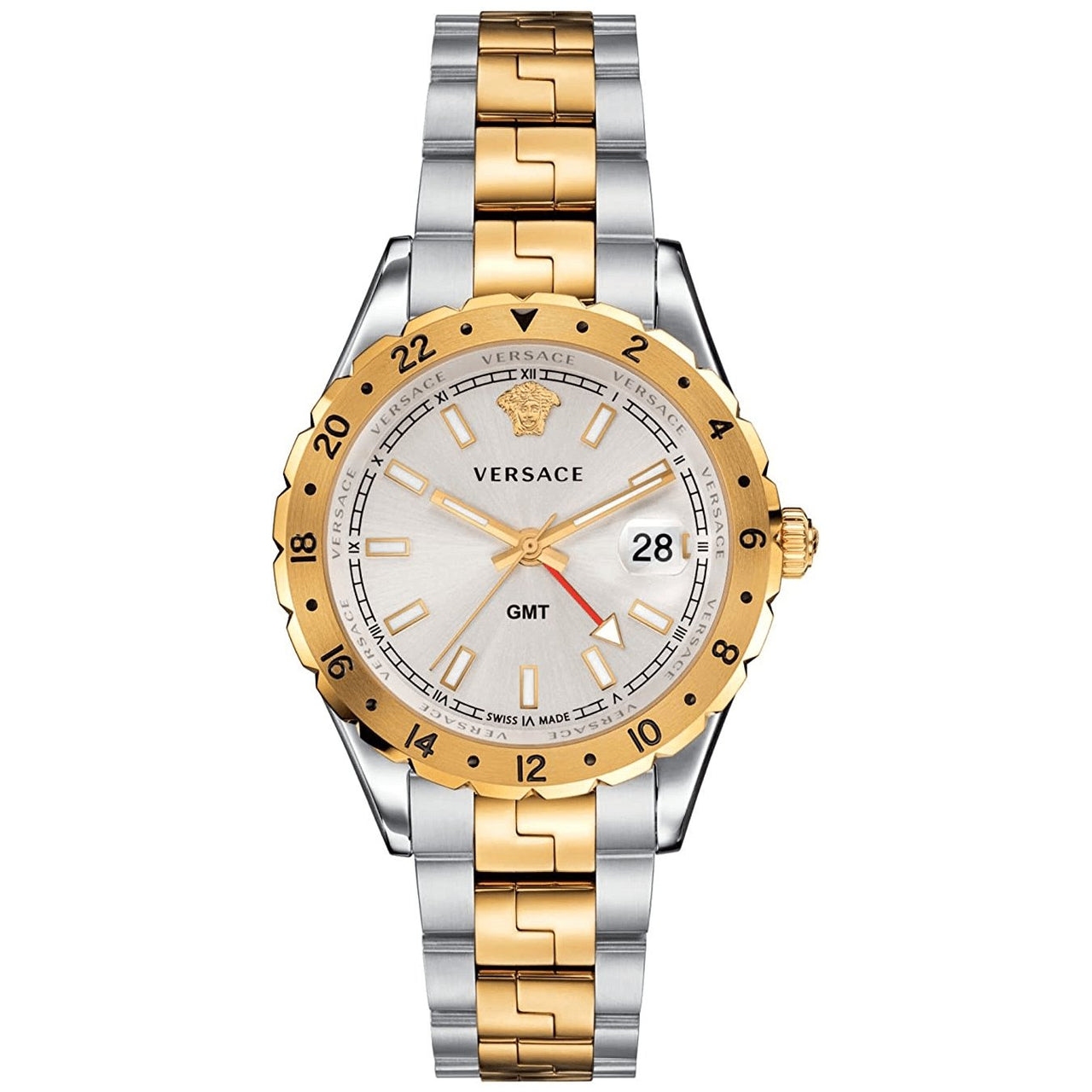 Versace Hellenyium Two Tone GMT Men's Watch - V11030015
