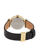 ساعة فيرساتشي ميندر كوارتز نسائية بمينا أسود VELW00420