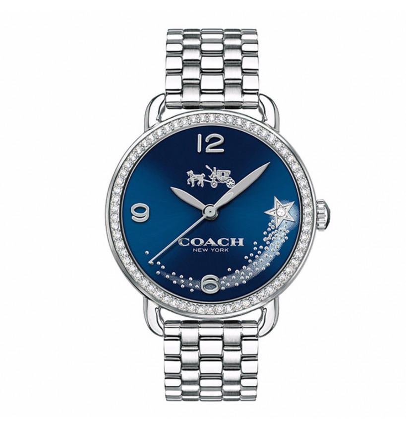 Coach Glitz Blue Dial Stainless Steel Women s Watch 14502693 Watches of America