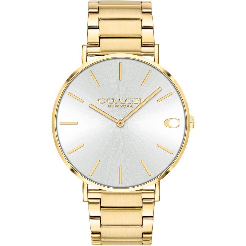 憧れ Coach of Watches – 14602430 Watch Men's Steel Gold Charles 洋書