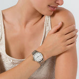 Marc By Marc Jacobs Baker White Dial Steel Ladies Watch MBM3242