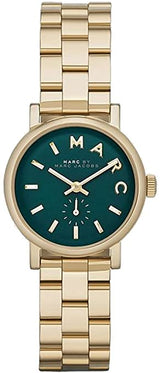 Marc By Marc Jacobs Baker Women's Green Gold Mini Watch MBM3249 - Watches of America
