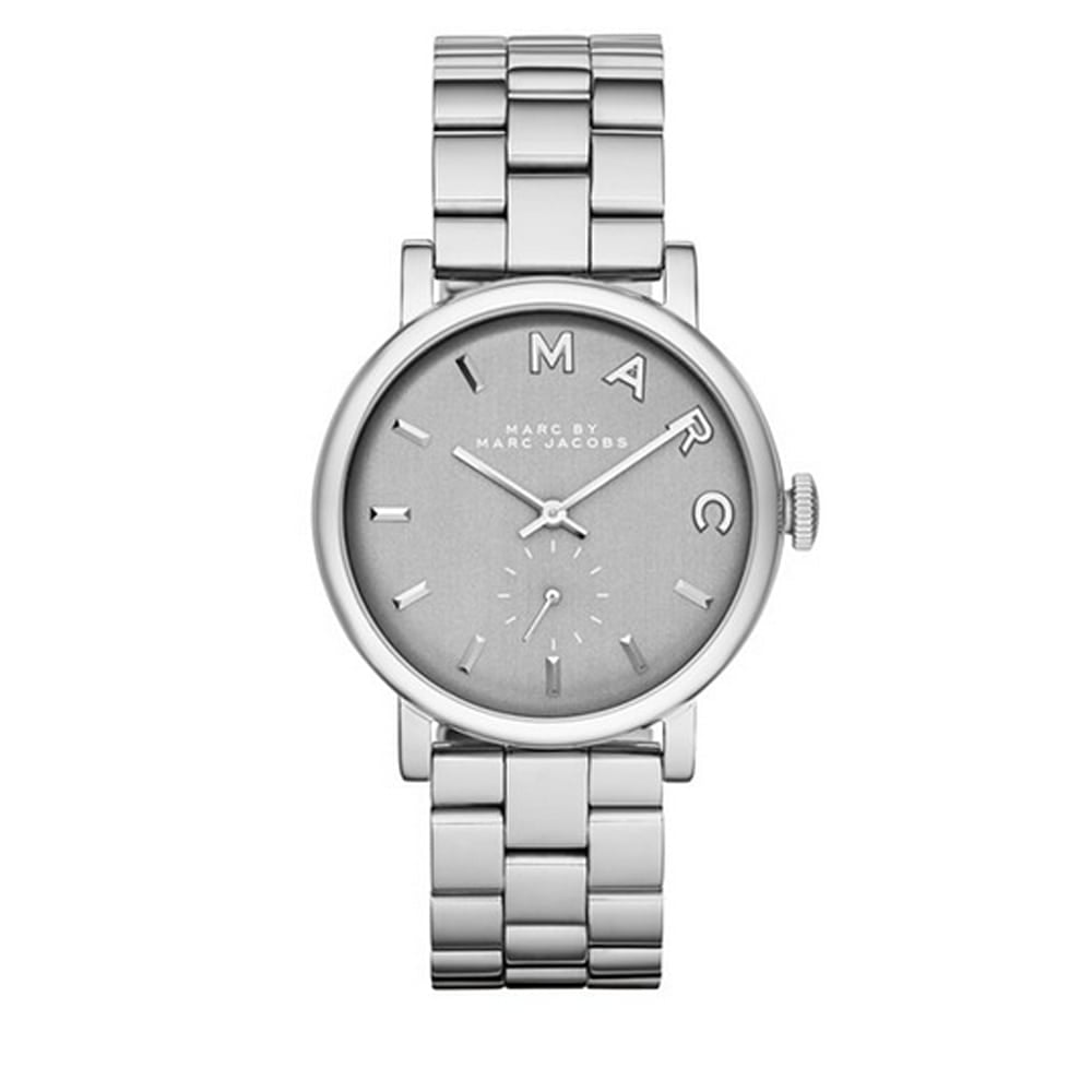 Marc By Marc Jacobs Baker Grey Women's Steel Wrist Watch MBM8630 - Watches of America